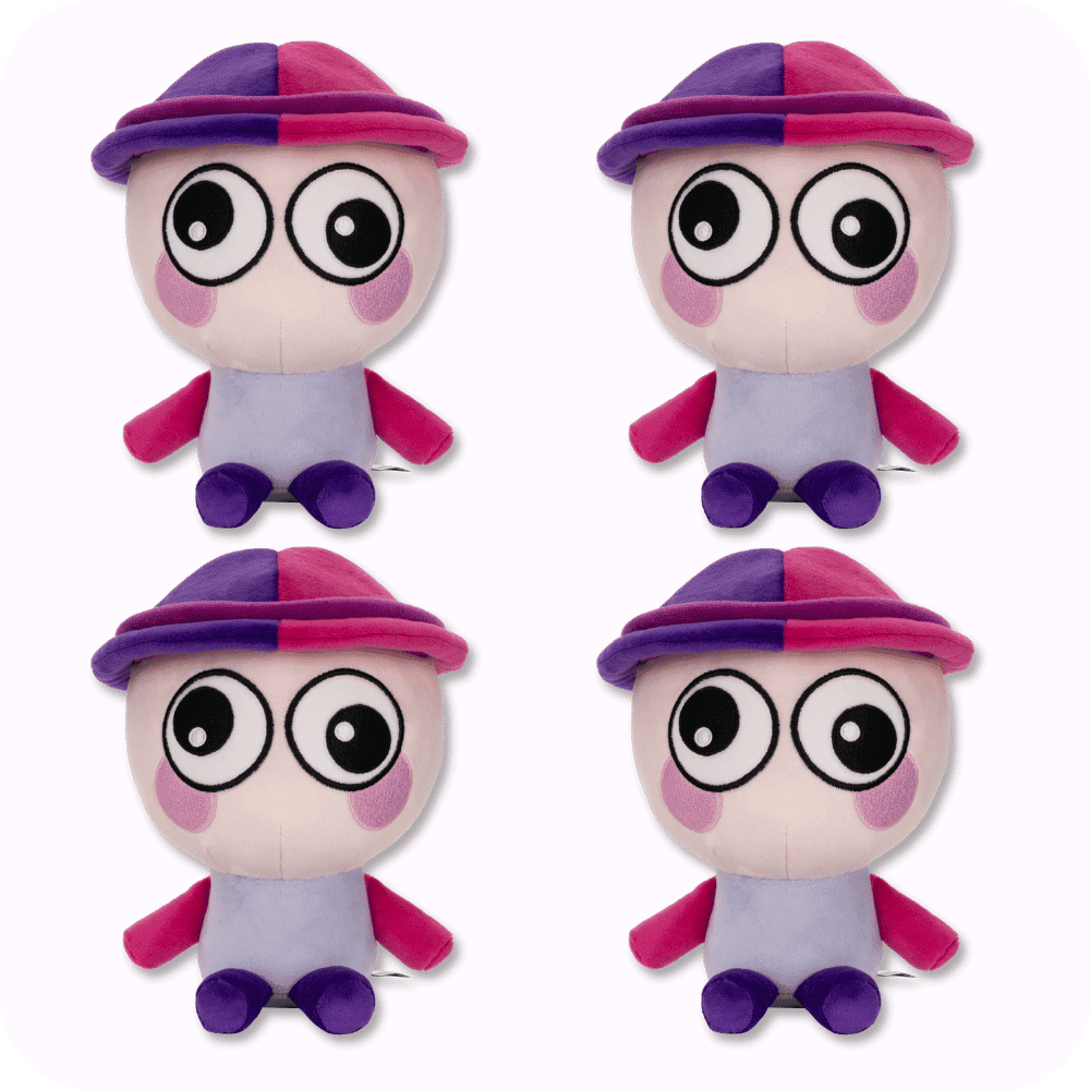 Moopy Plush 4PCS Moopy Plush 4PCS